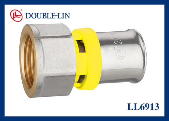 Γυναικεία άμεση ένωση μεταλλικών ρούχων 16 mm - 20 mm για αέριο