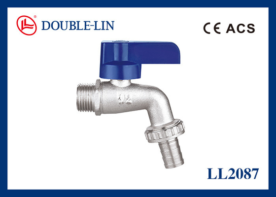 Σπείρωμα ISO228 ABS Επίπεδη Λαβή Μοχλού 1/2" X 3/4" Ορειχάλκινοι Κρουνοί με Διπλό Δακτύλιο O-ring Τύπου Στελέχους