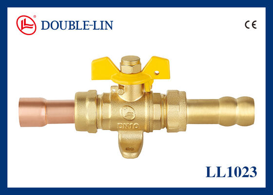 Σφυρηλάτηση Υψηλής Πυκνότητας 16mm X 16mm Βαλβίδα Αερίου με Χειρολαβή Τ